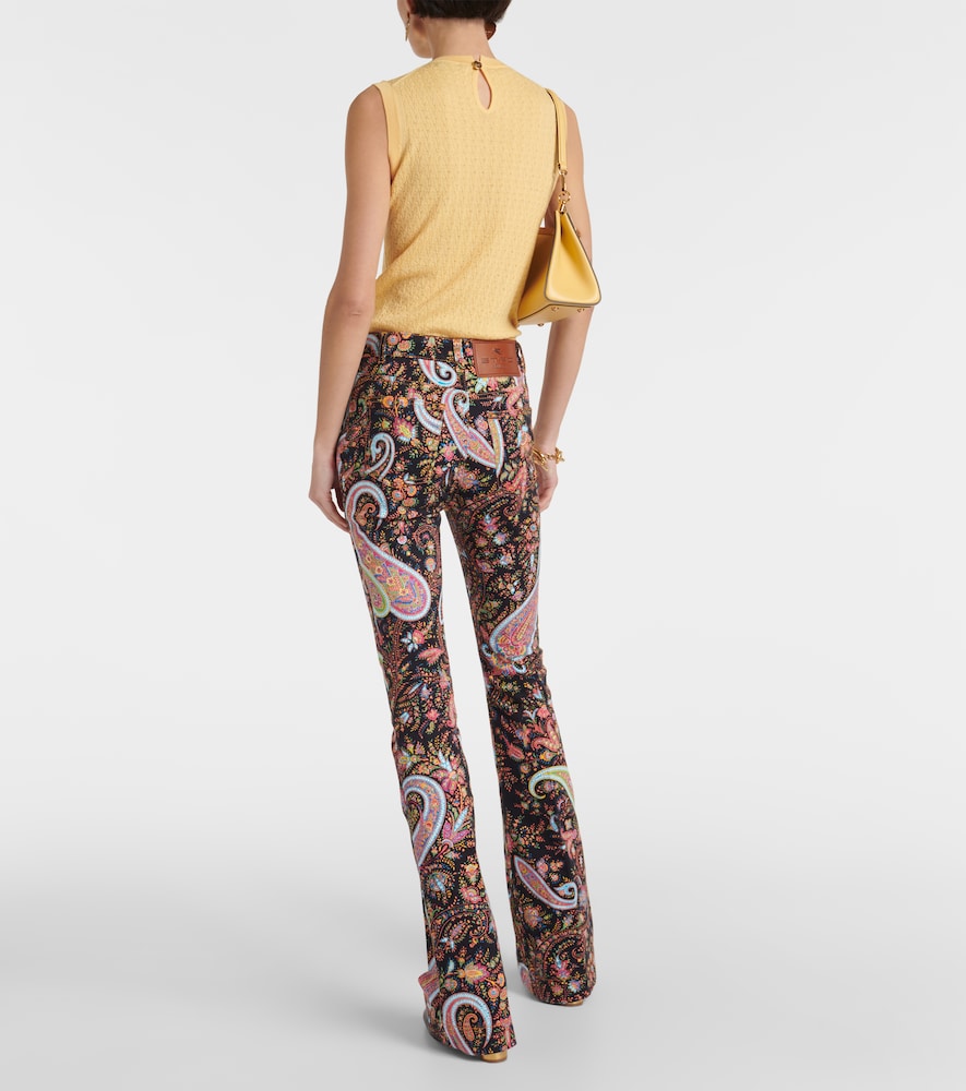  Etro Etro Bedruckte High-rise-schlaghose 