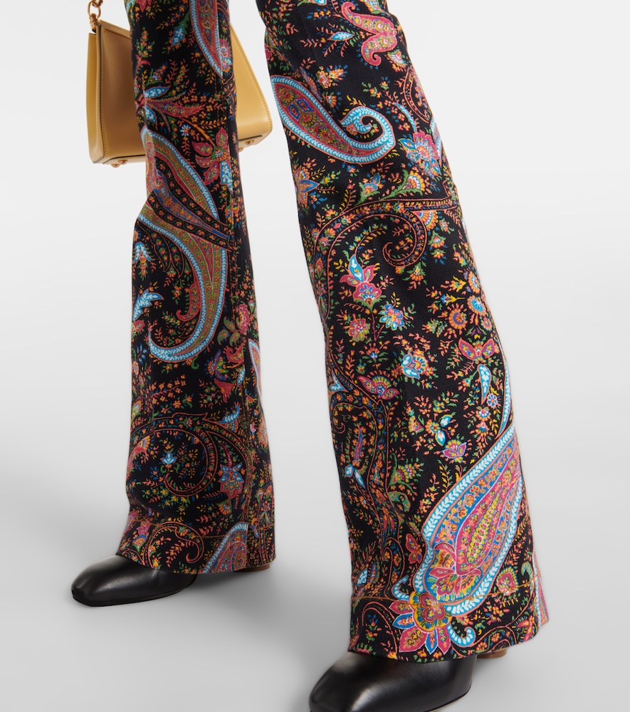  Etro Etro Bedruckte High-rise-schlaghose 