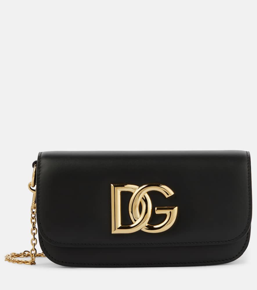 Dolce & Gabbana 3.5 Small leather shoulder bag