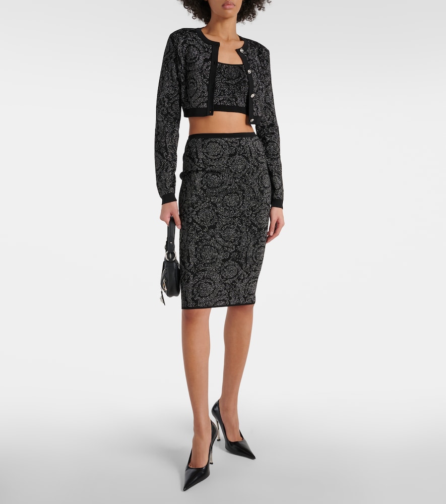  Versace Versace Cropped-top La Greca Medusa '95 Aus Strick 