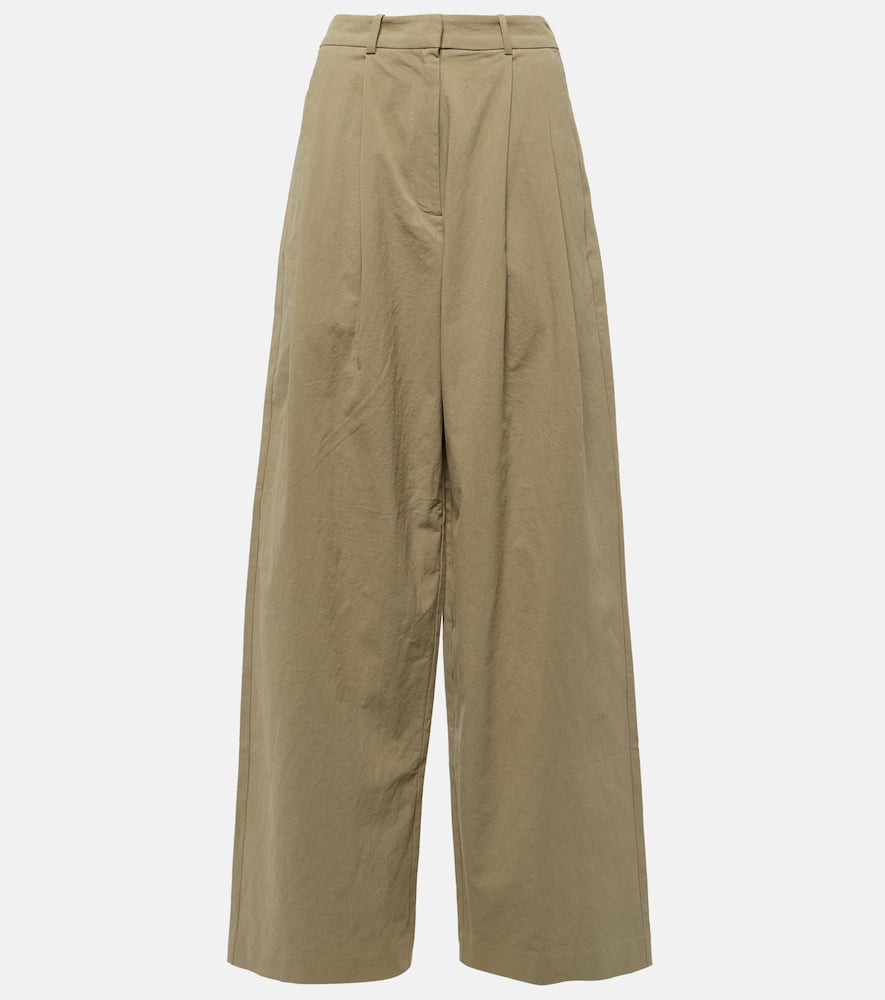 Proenza Schouler White Label Helena cotton-blend wide-leg pants