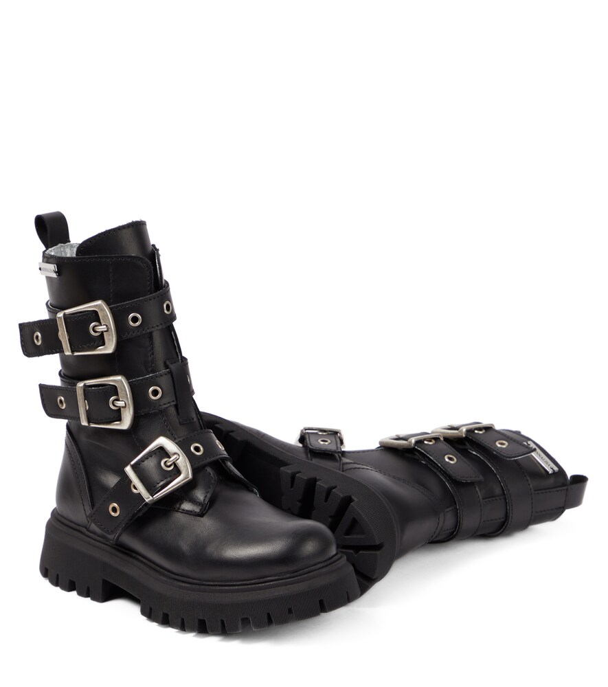  Monnalisa Monnalisa Bikerstiefel Aus Leder 