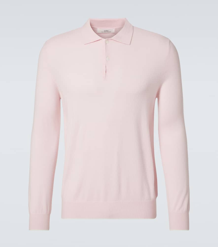 Swansea cashmere polo sweater