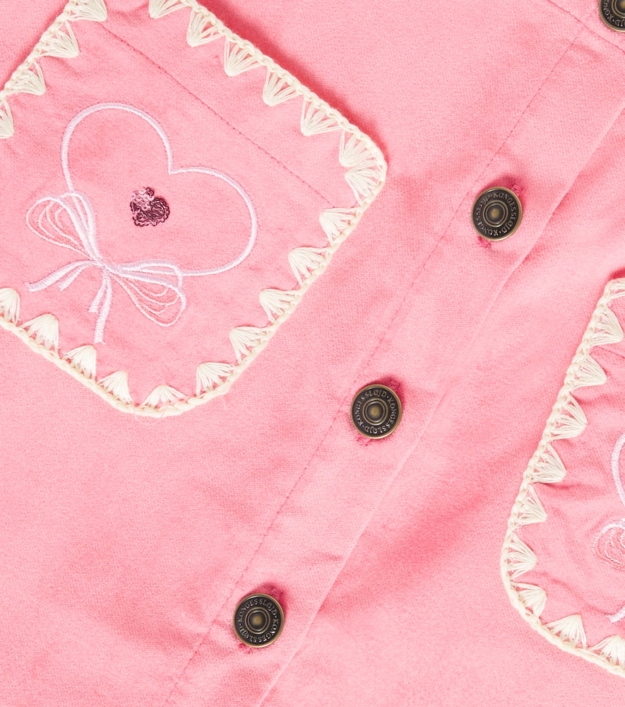 KONGES SLOJD KONGES SLØJD LUCKY EMBROIDERED COTTON SKIRT