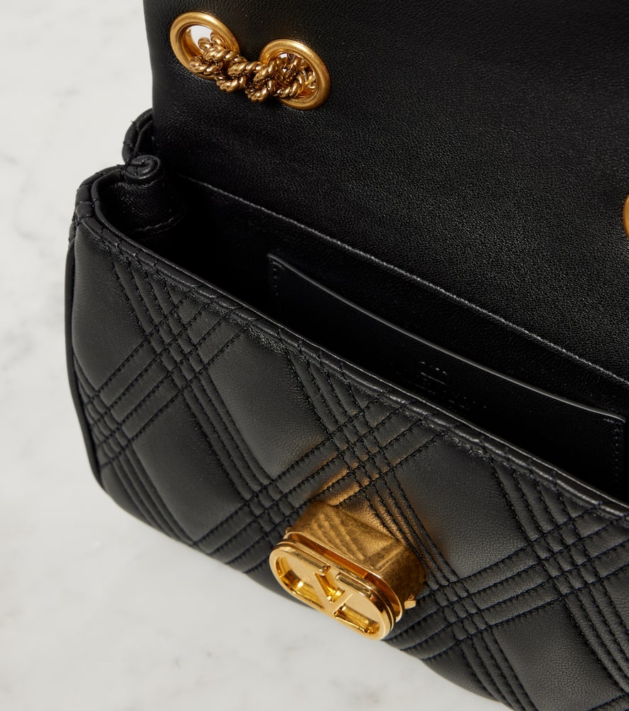 VALENTINO GARAVANI QUILTIE 67 SMALL LEATHER SHOULDER BAG