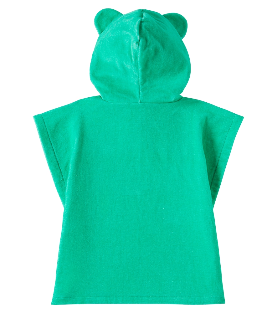  Stella Mccartney Kids Stella Mccartney Kids Poncho Aus Baumwollfrottee 