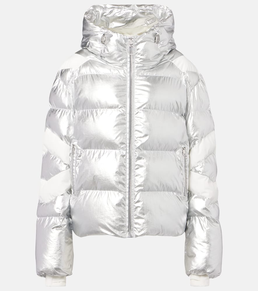Fusalp Charloy Metallic Ski Jacket In Silver