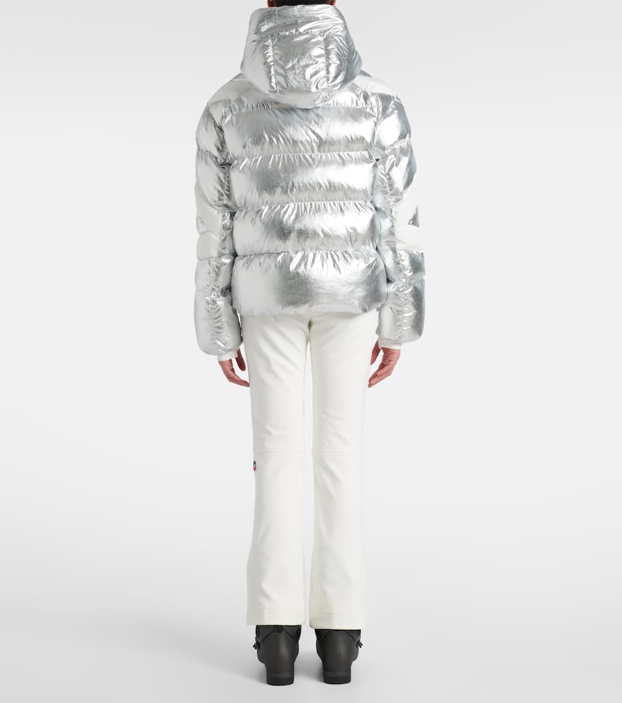 Fusalp Charloy Metallic Ski Jacket In Silver