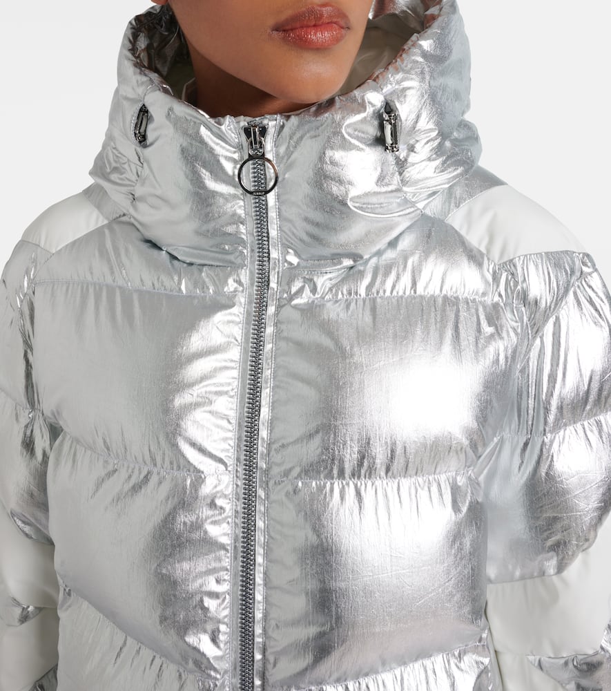 Fusalp Charloy Metallic Ski Jacket In Silver