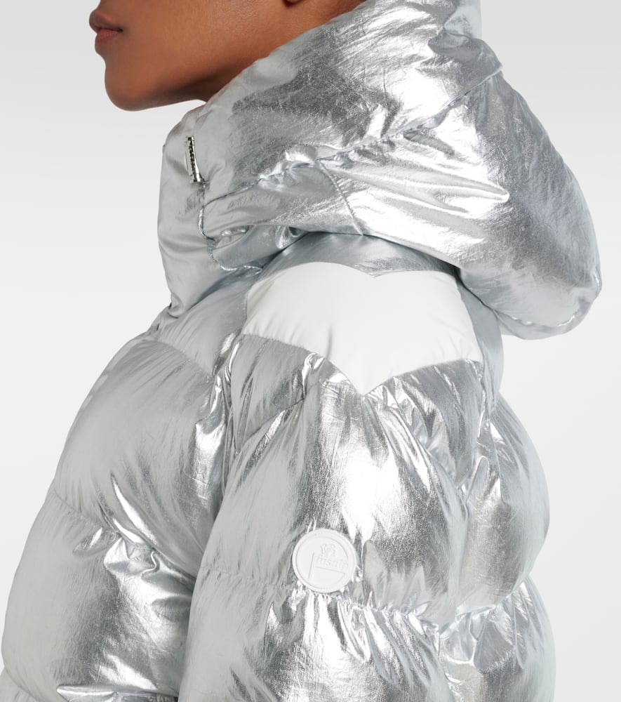 Fusalp Charloy Metallic Ski Jacket In Silver