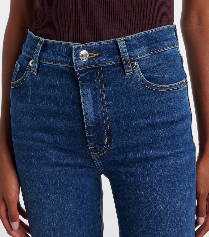 Frame Le Sleek Straight Jeans In Blue