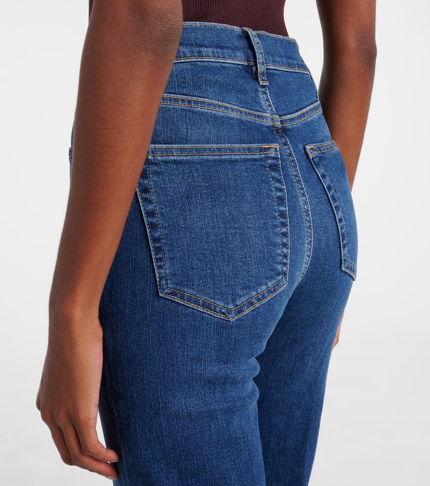 Frame Le Sleek Straight Jeans In Blue
