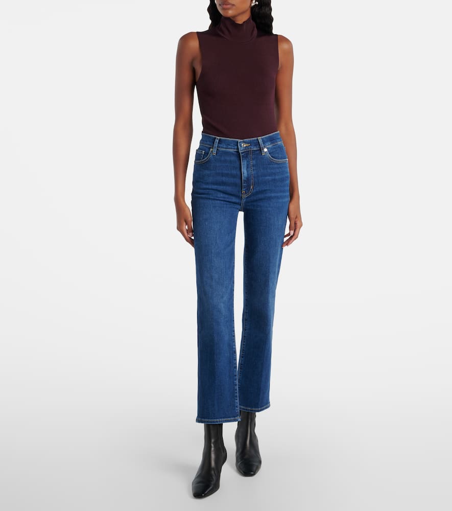 Frame Le Sleek Straight Jeans In Blue