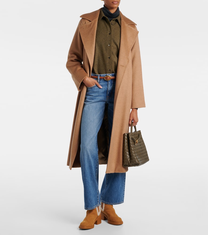 Tod's Shearling-trimmed Suede Chelsea Boots In Brown