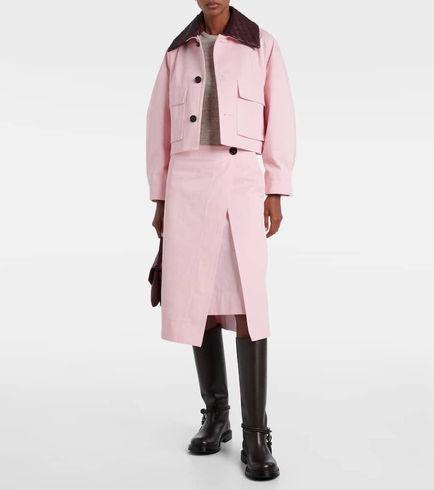Bottega Veneta Leather Knee-high Boots In Brown