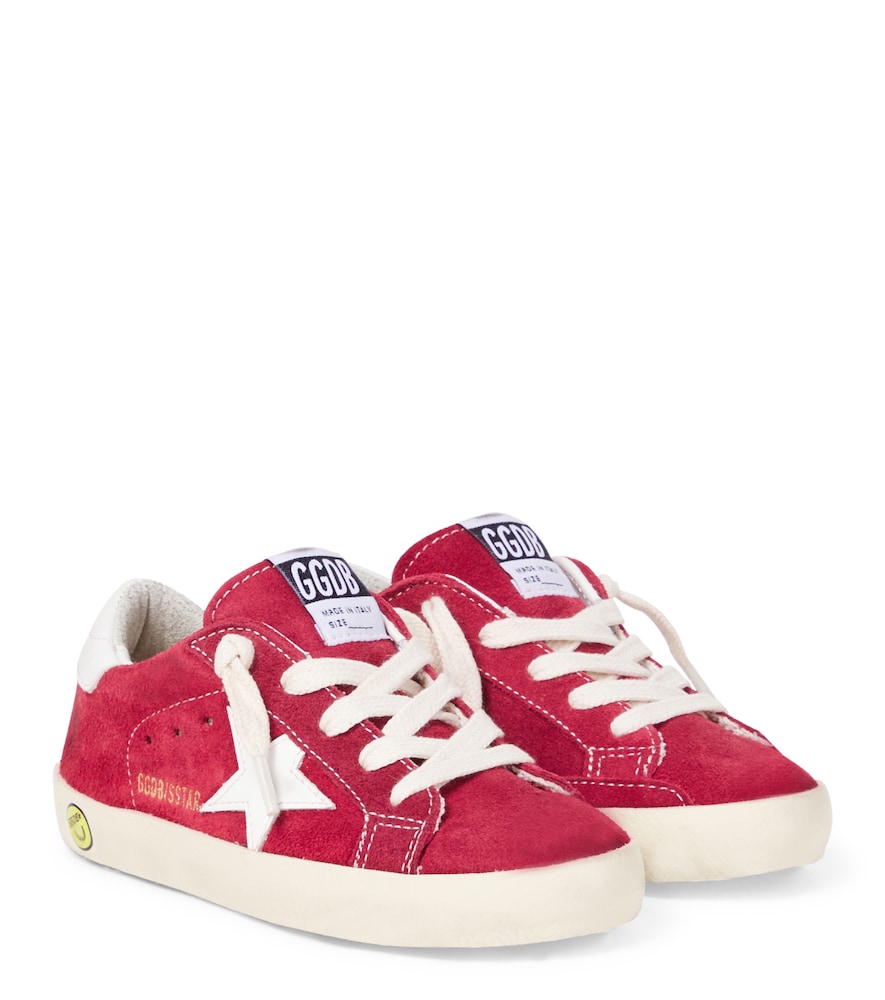 Golden Goose Kids Red Super-Star Suede Sneakers UK Size 6 - Mytheresa