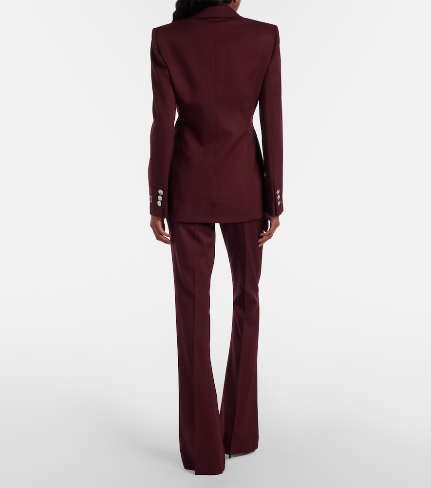  Versace Versace Pantalones Flared De Lana 