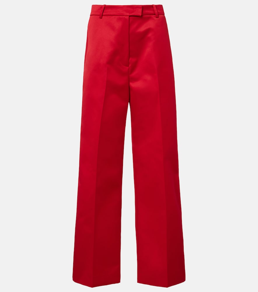 The Frankie Shop Brickell satin wide-leg pants