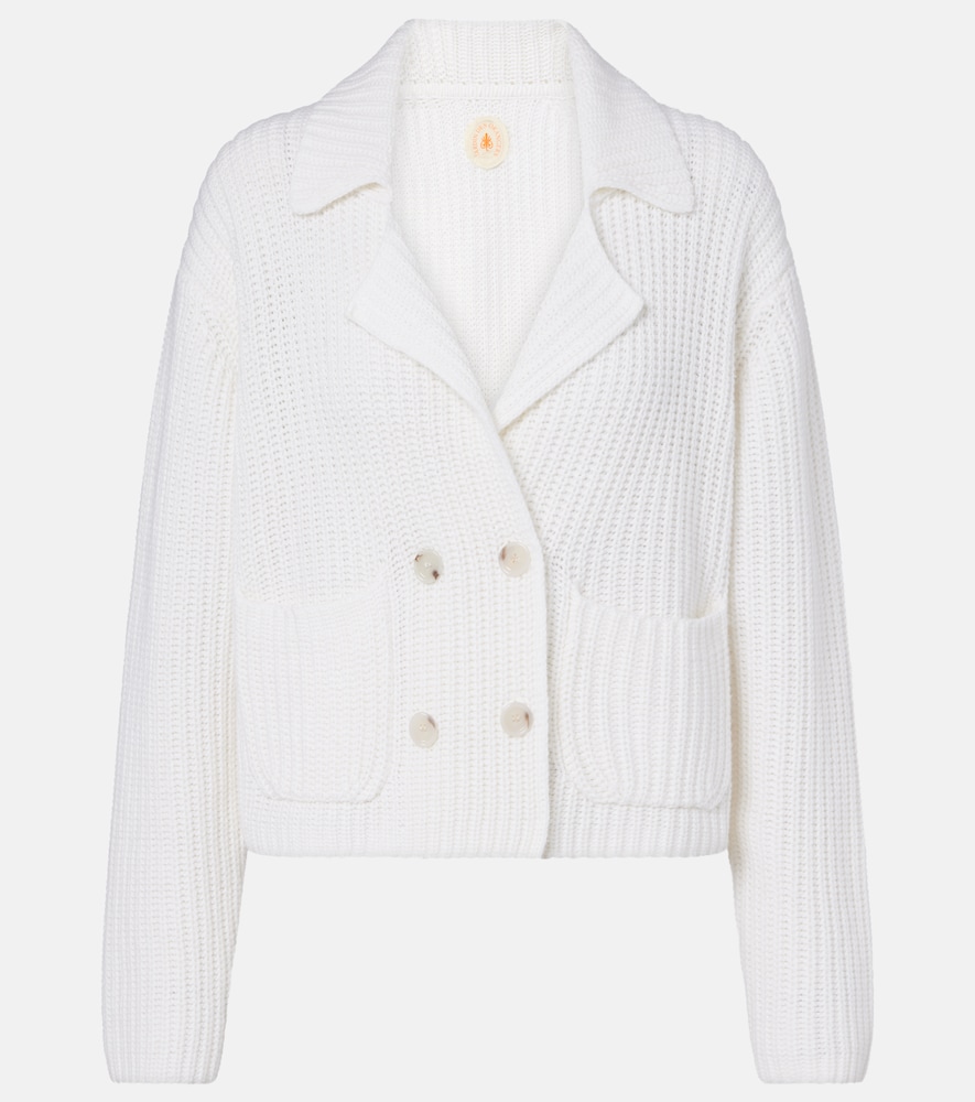 Jardin des Orangers Cotton and cashmere cardigan