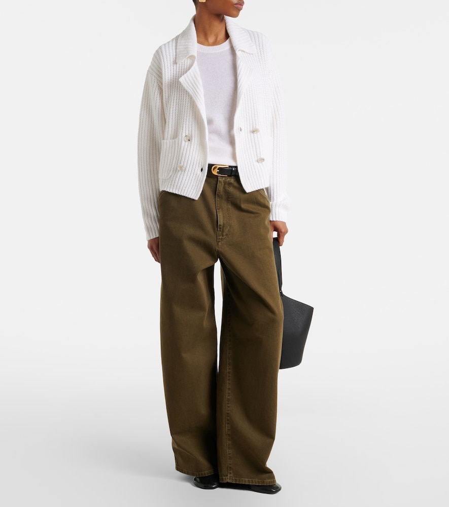 Jardin des Orangers Cotton and cashmere cardigan
