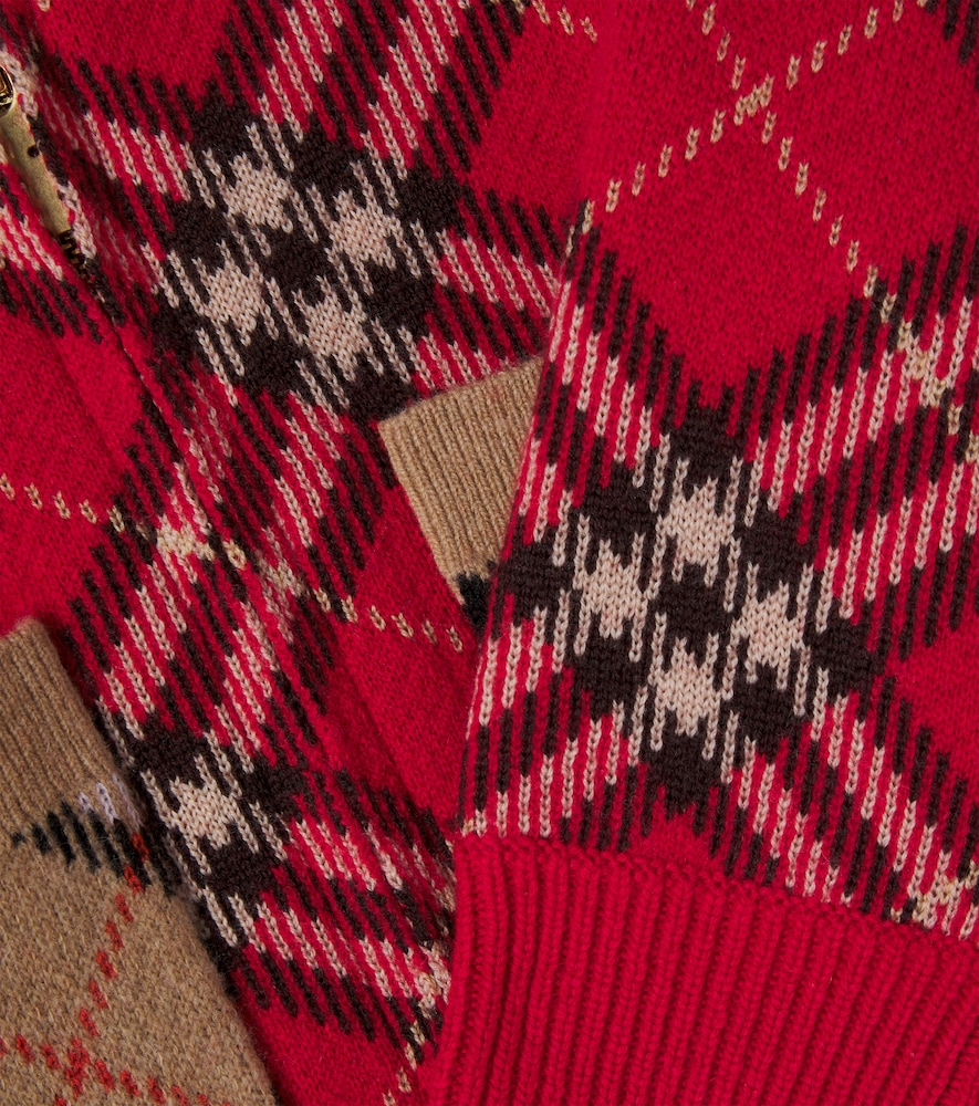  Burberry Kids Burberry Kids Cardigan Burberry Check Aus Wolle 