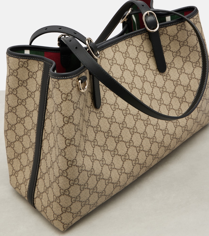  Gucci Gucci Shopper Gg Emblem Large Aus Canvas 