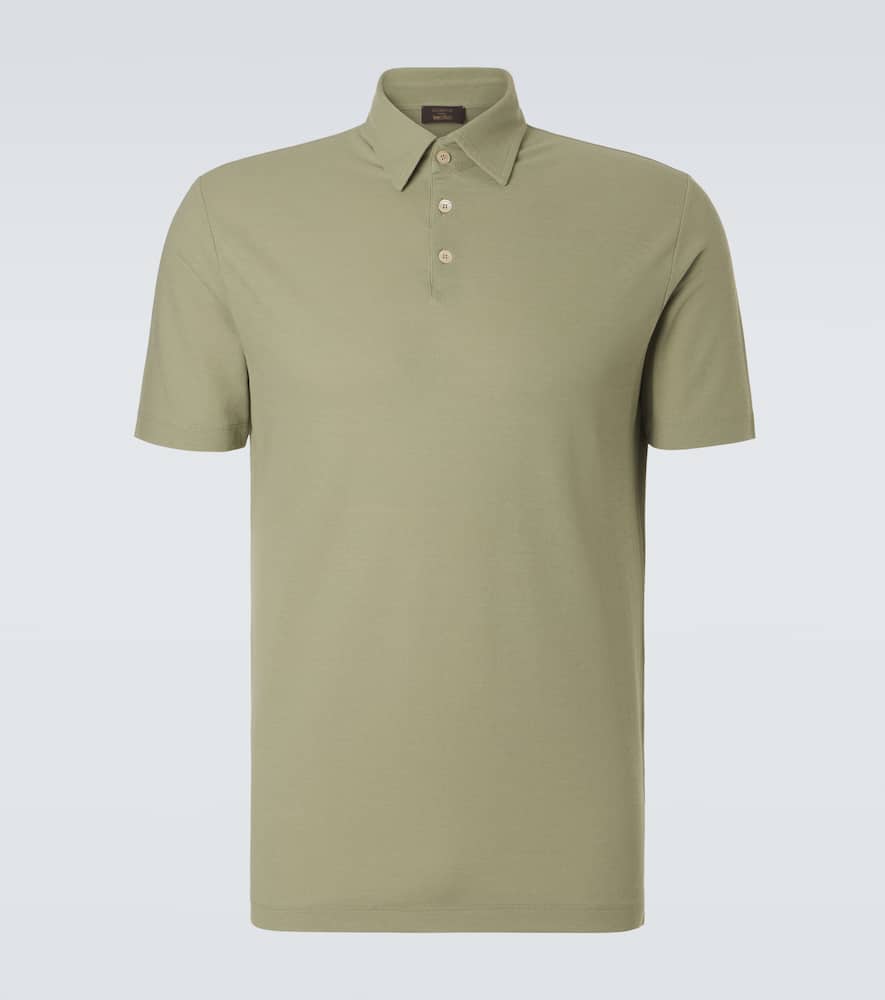 Slowear Zanone Cotton Polo Shirt In Green