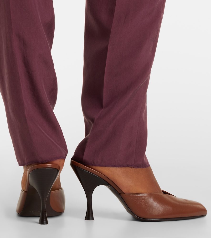 Herbert Levine Sitting Pretty leather mules