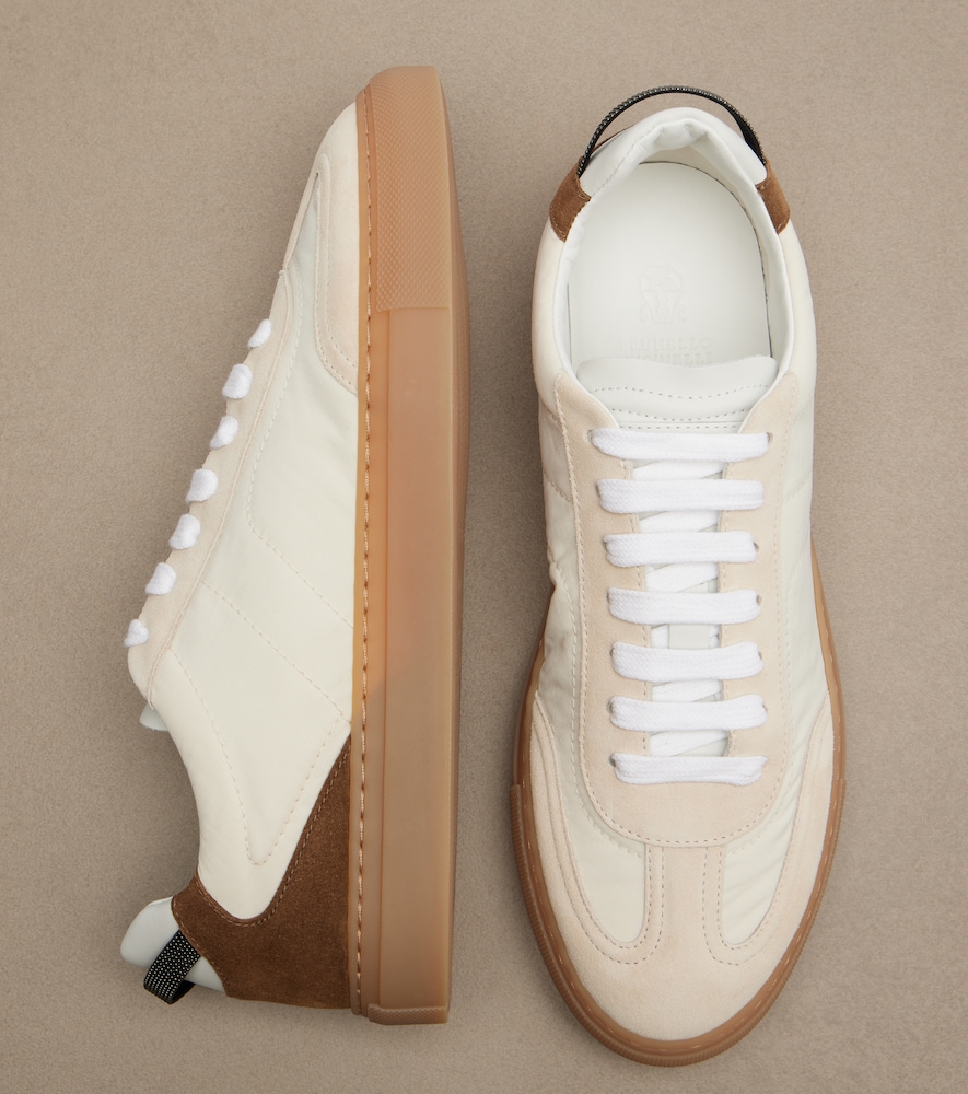  Brunello Cucinelli Brunello Cucinelli Sneakers Monili Mit Veloursleder 