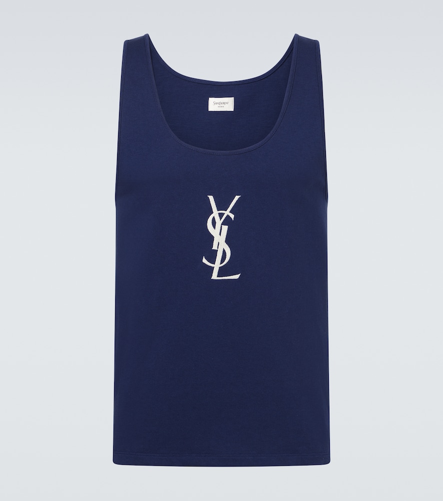 Cassandre Embroidered Cotton Tank Top