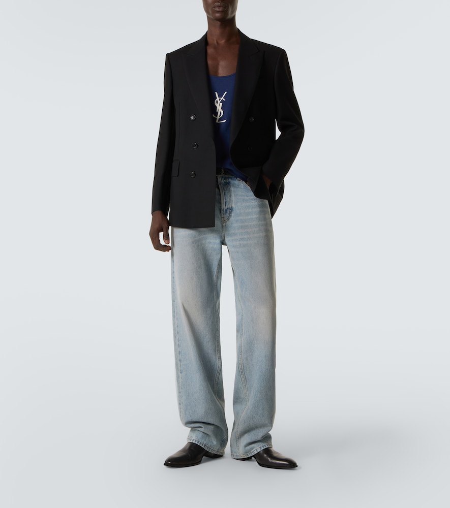  Saint Laurent Saint Laurent Top Cassandre Aus Baumwolle 