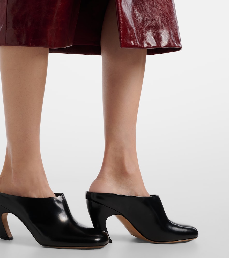 Le Monde Béryl Mica 80 leather mules
