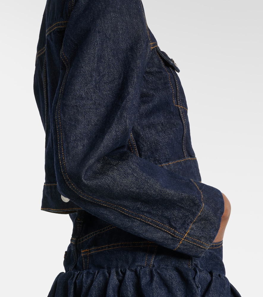  Ganni Ganni Cropped-jeansjacke 