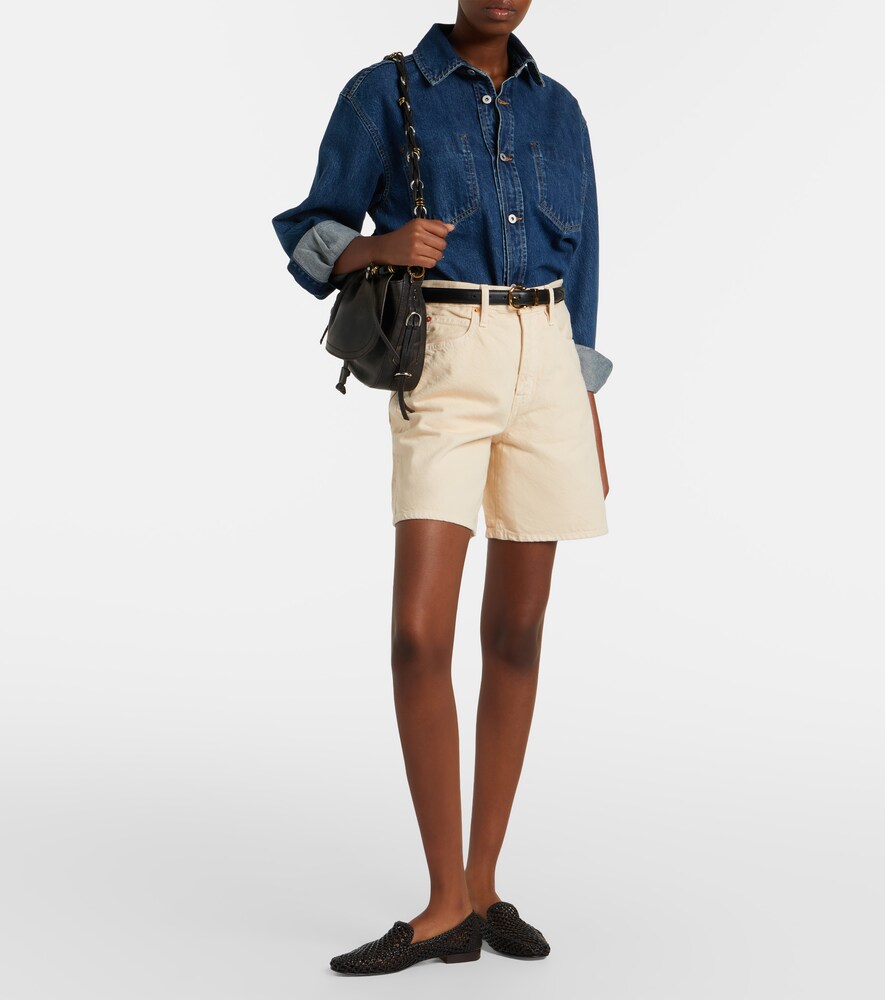  Slvrlake Slvrlake Square Denim Shorts 