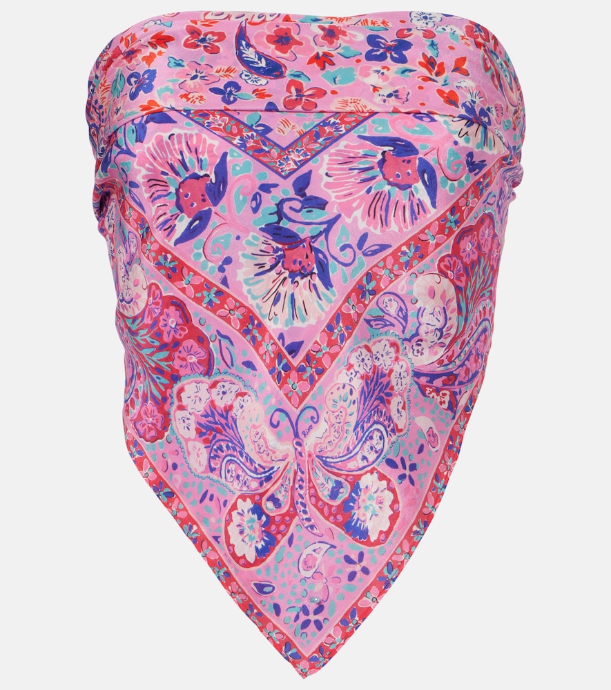 Rixo Top Menno imprim en soie 128 €