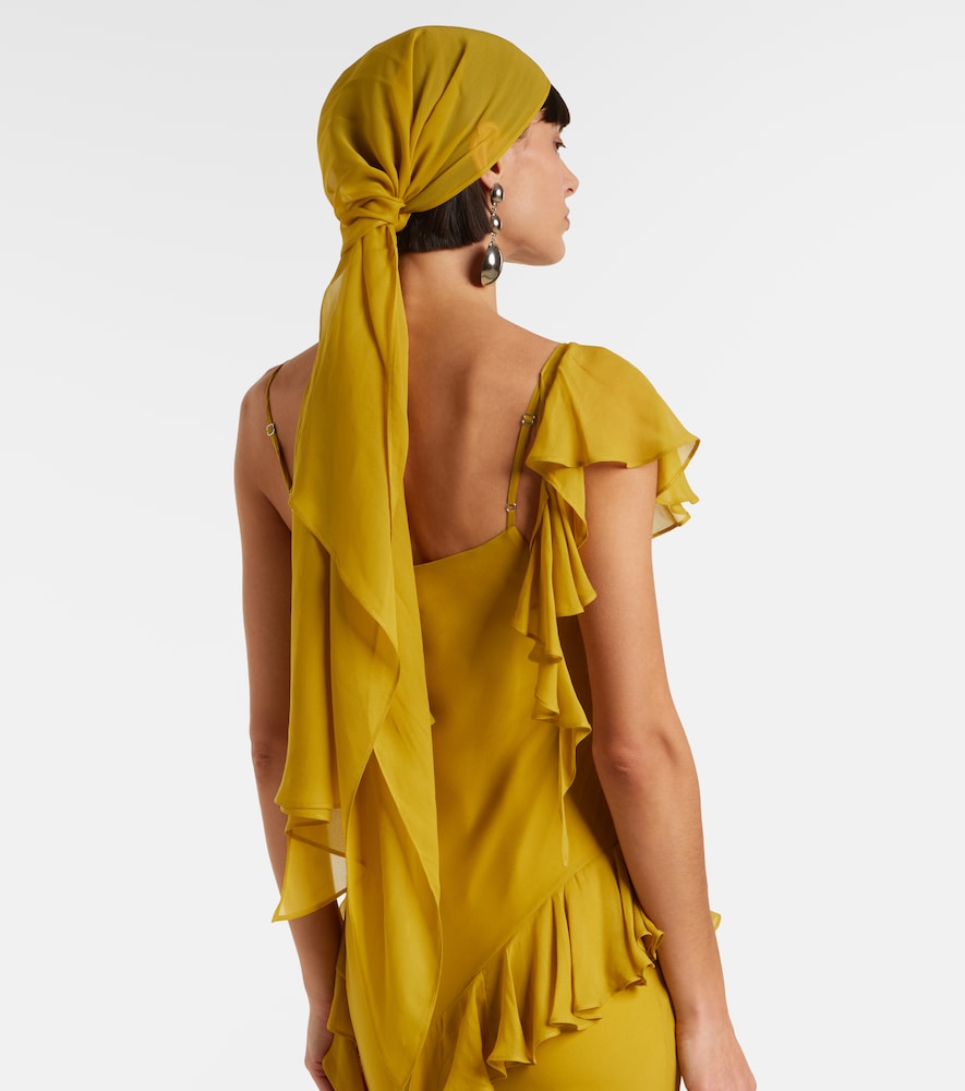  De La Vali De La Vali Mayara Ruffled Georgette Gown 