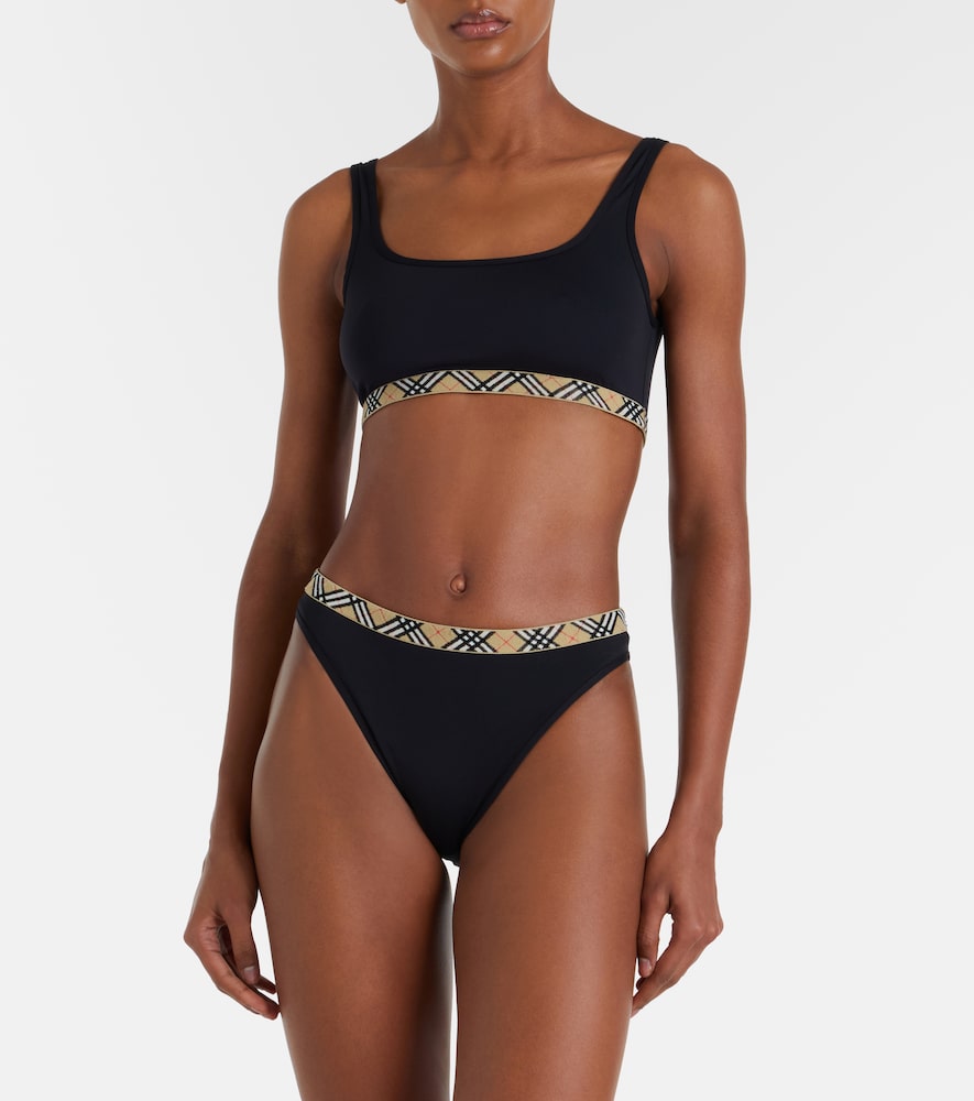 Burberry Burberry Check bikini bottoms
