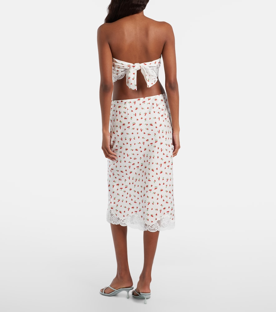 Fae Lace-Trimmed Midi