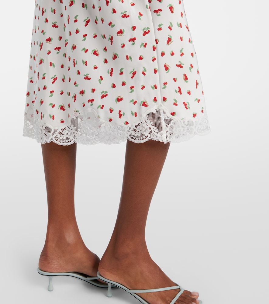 Fae Lace-Trimmed Midi