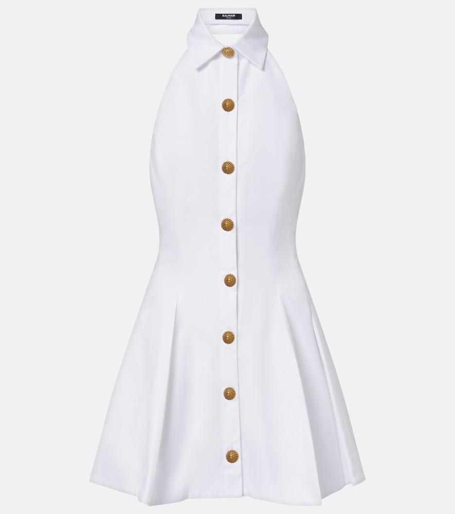 Minikleid aus Baumwollpopeline