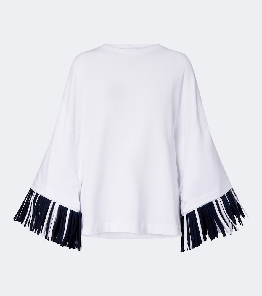 Jacquemus Cabana fringed cotton jersey T-shirt | Thumbnail 8