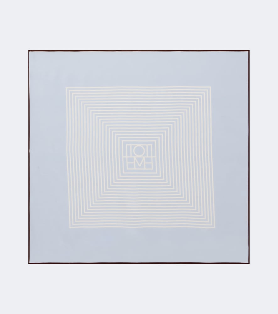 Tuch Monogram aus Seide