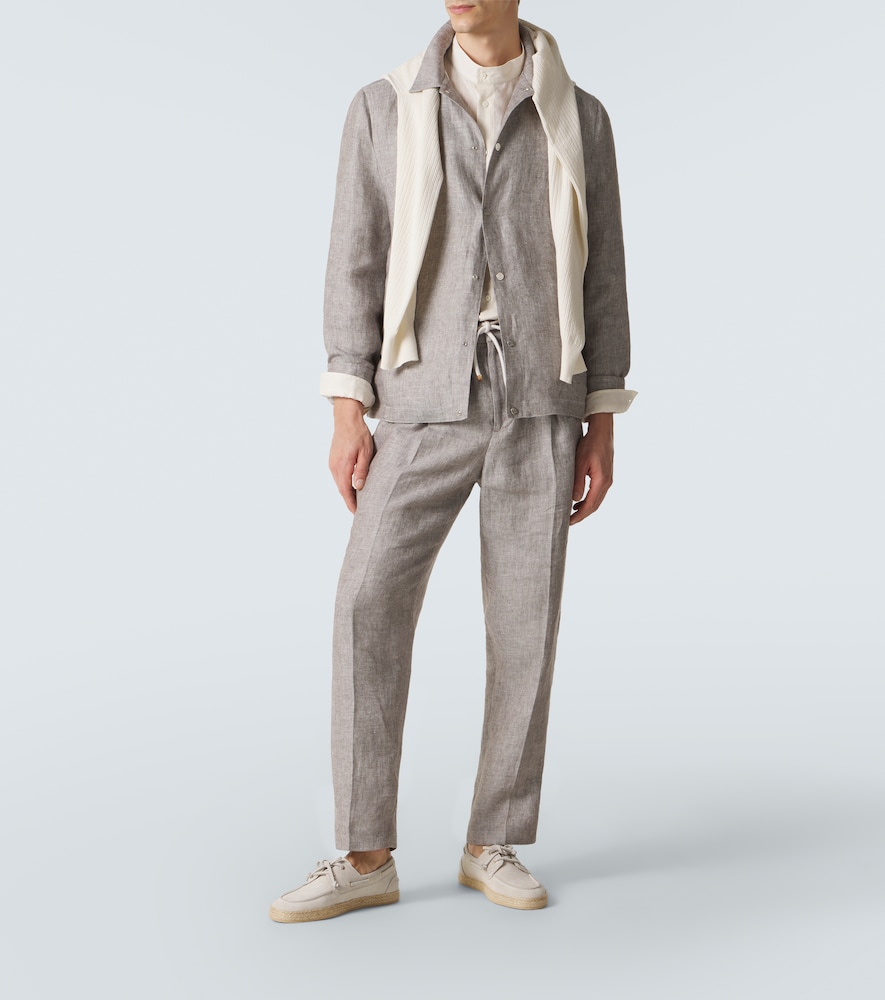  Brunello Cucinelli Brunello Cucinelli Hose Aus Hanf Und Leinen 