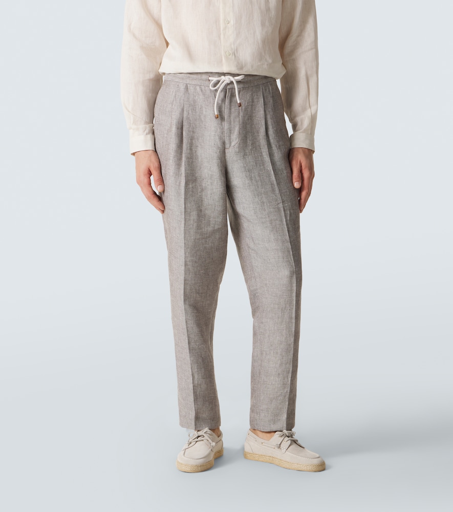  Brunello Cucinelli Brunello Cucinelli Hose Aus Hanf Und Leinen 