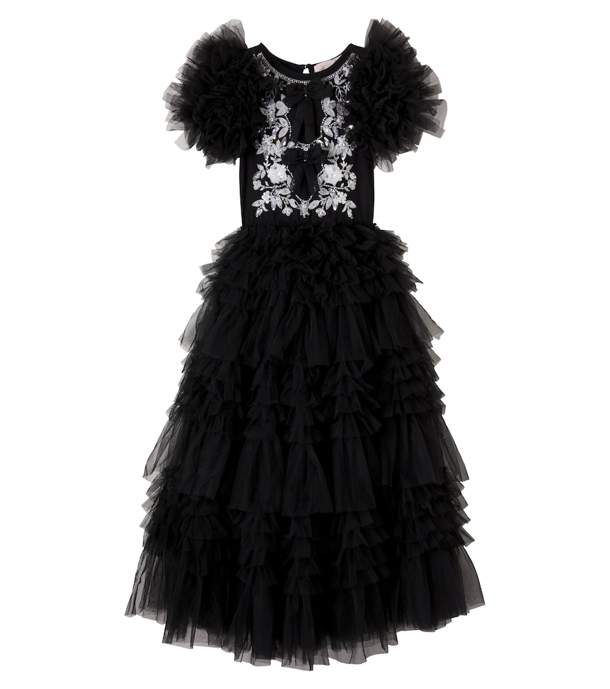 Abito Hepburn in tulle con perline