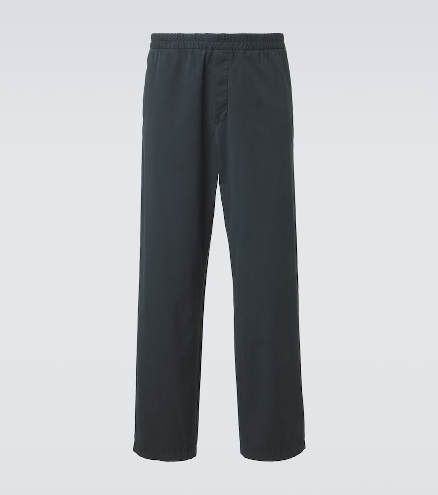 The Row Men's Green Ari Cotton Straight Pants UK Size 34 - Mytheresa