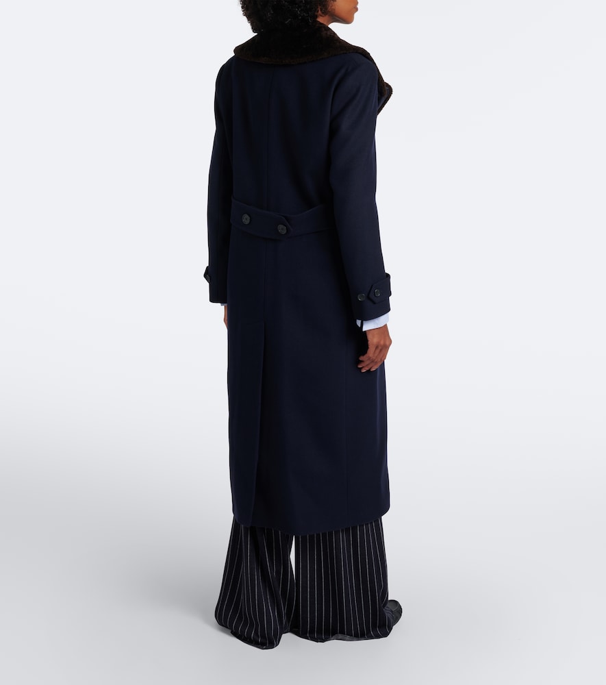 Polo Ralph Lauren Shearling-Trimmed Coat