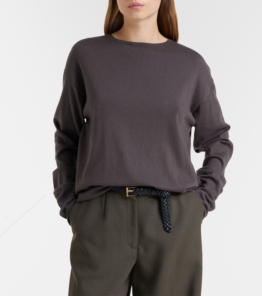 Extreme Cashmere N°347 Aries cotton and cashmere sweater