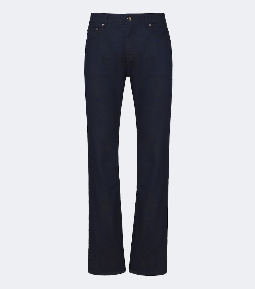 Etro Jacquard cotton-blend slim pants　Etro ジャカード コットンブレンド スリム パンツ Etro