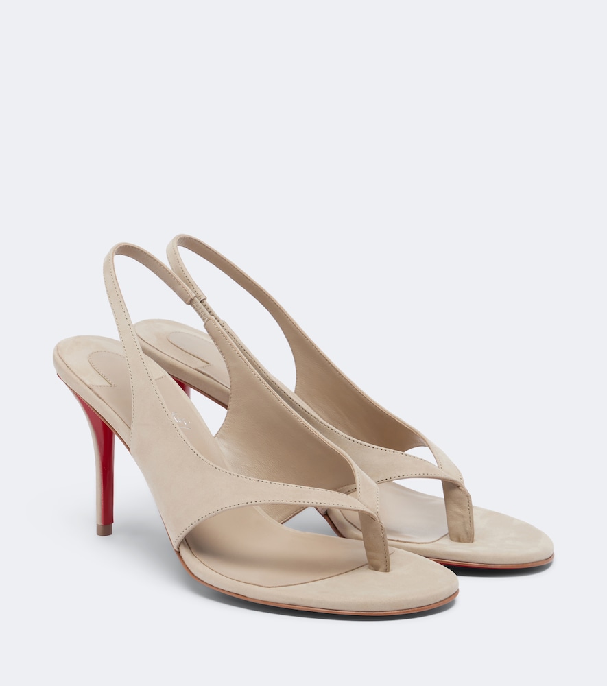 Zehensandalen Miss Z aus Veloursleder